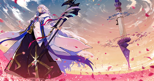 Fate Series, Fate / Grand Order, Merlin (Fate Series), Fondo de pantalla HD HD wallpaper