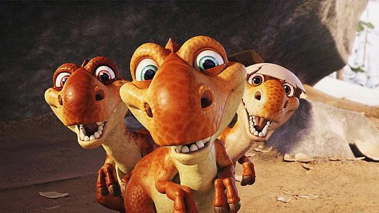 Ледниковый период - Dino Babies HD, малыш, динозавр, ледниковый период, HD обои HD wallpaper