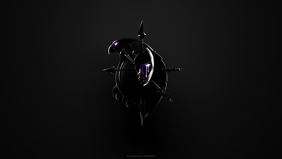 emblema negro y morado, Warcraft, Renegados (personaje), World of Warcraft, Sylvanas Windrunner, Fondo de pantalla HD HD wallpaper