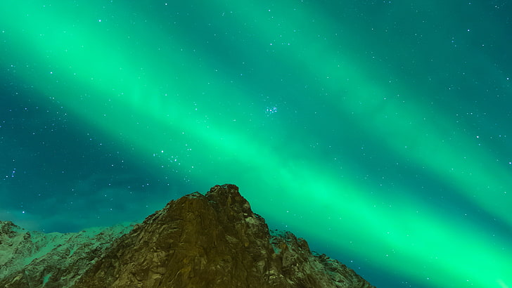 Aurora Boreal, aurora boreal, HD papel de parede