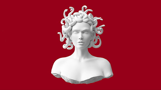 รูปปั้นครึ่งตัวของ Medusa, วอลล์เปเปอร์ HD HD wallpaper