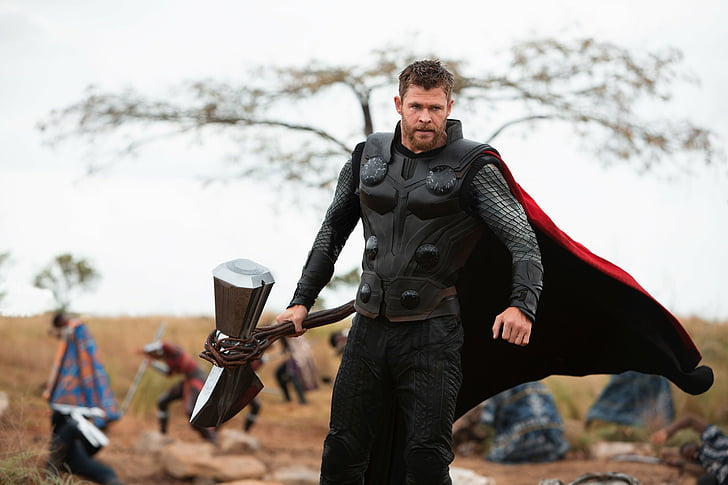 Film, Avengers: Infinity War, Chris Hemsworth, Thor, Tapety HD