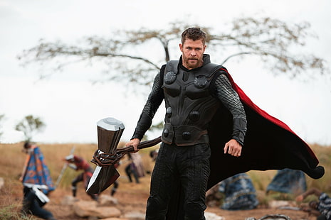 Film, Avengers: Infinity War, Chris Hemsworth, Thor, HD tapet HD wallpaper