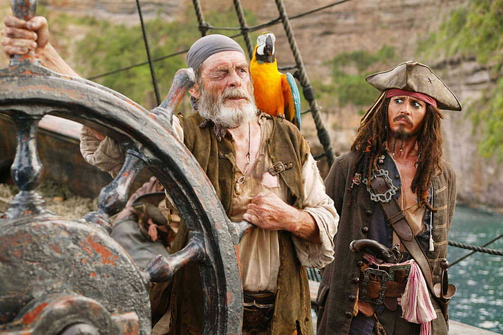 Bajak Laut Karibia, Bajak Laut Karibia: Di Dunia Ujung, Jack Sparrow, Johnny Depp, Wallpaper HD