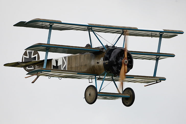 fighter, war, Triplane, forces, world, Germany, First, during, the air force, Fokker Dr. 1, HD wallpaper