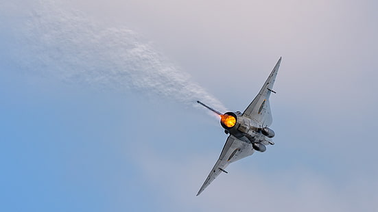 Düsenjäger, Saab 35 Draken, Flugzeuge, Düsenjäger, Kampfflugzeug, HD-Hintergrundbild HD wallpaper