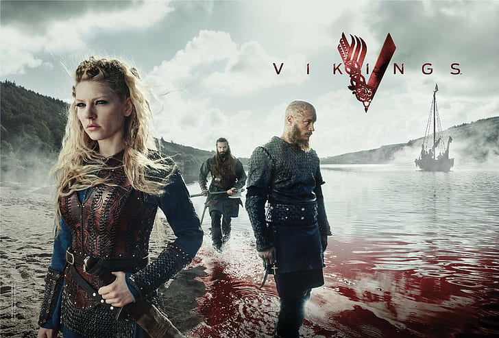 Vikings Rangar Lodbrok сериал, филм за vikings, най-добри филми s, s, hd, hd фонове, изтегляне, HD тапет