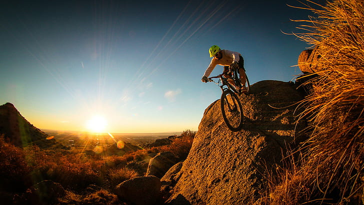 Extremsport-Mountainbike, Extremsport-Mountainbike, HD-Hintergrundbild