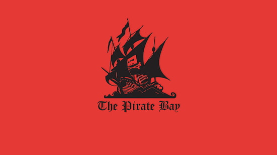 минимализм, минимальный материал, логотип, пиратский корабль, пиратский флаг, HD обои HD wallpaper