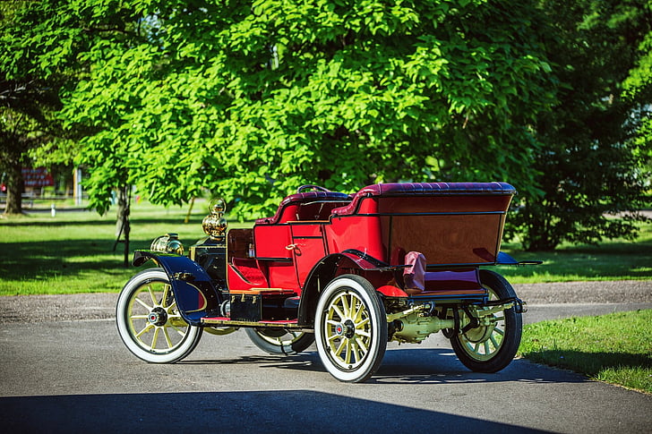 Packard, Packard Model 18 Touring, 1910 Packard Model 18 Touring NB, Луксозна кола, ретро кола, HD тапет