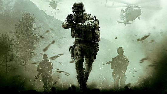 Call of Duty: Modern Warfare, videospel, Call of Duty, Call of Duty 4: Modern Warfare Remastered, Call of Duty 4: Modern Warfare, HD tapet HD wallpaper
