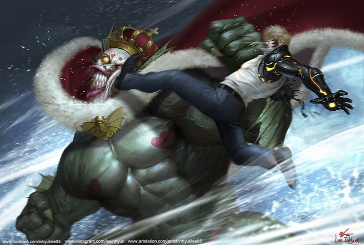 Anime, One-Punch Man, Deep Sea King, Genos (One-Punch Man), HD wallpaper