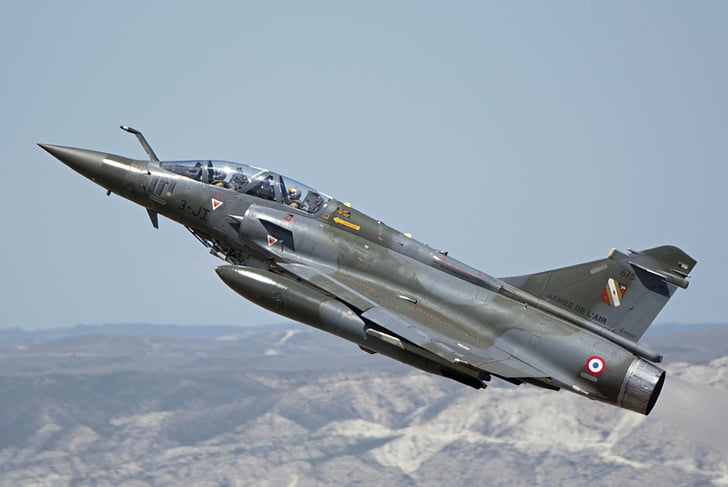 Реактивные истребители, Dassault Mirage 2000, Самолеты, Реактивные истребители, Боевой самолет, HD обои