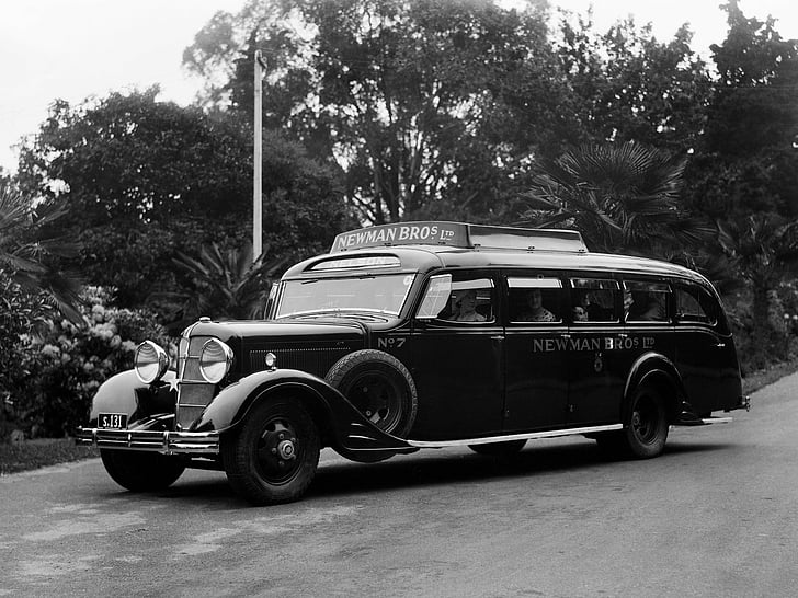 1935, bus, cadillac, crawley, retro, ridley, series 353, transport, HD wallpaper