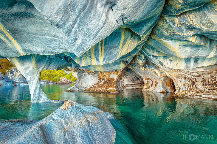 cave, rocks, HD wallpaper