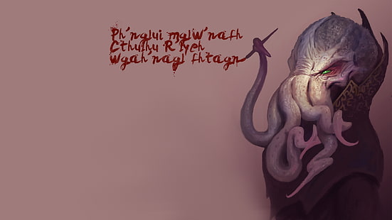 Cthulhu, H. P. Lovecraft, Fondo de pantalla HD HD wallpaper