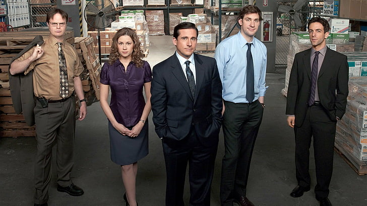 Fernsehshow, The Office (USA), Jim Halpert, John Krasinski, Michael Scott, HD-Hintergrundbild