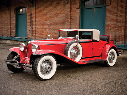 1929, üstü açık araba, kordon, l 29, lüks, retro, tekerlek, HD masaüstü duvar kağıdı HD wallpaper