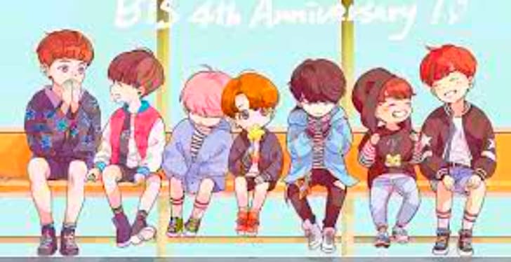 Anime Boys, BTS, HD-Hintergrundbild