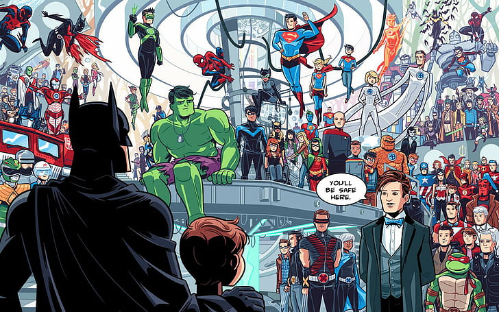Super-heróis HD, quadrinhos, super-heróis, HD papel de parede