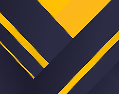 Navy Blue and Yellow Shapes, Aero, Vector Art, Vector, Lines, Yellow, Shapes, Geometry, geometric, digitalart, graphicdesign, navyblue, วอลล์เปเปอร์ HD HD wallpaper