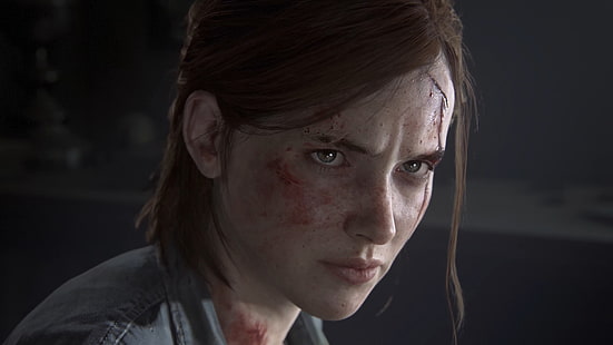blusa de colarinho cinza feminina, The Last of Us Part 2, The Last of Us 2, Ellie, HD papel de parede HD wallpaper