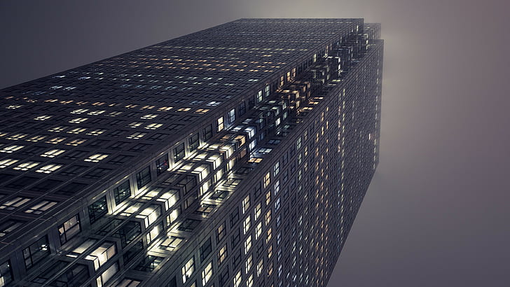Canary, 4k, 8k, gedung pencakar langit, Wharf, Wallpaper HD