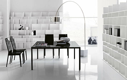 tasarım, stil, iç, ofis, çalışma alanı, HD masaüstü duvar kağıdı HD wallpaper