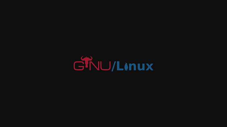 Ginu Linux 로고, GNU, Linux, HD 배경 화면