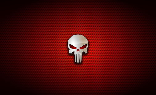 Логото на Punisher, кино, саке, червено, Punisher, филм, филм, 2004, комикс, HQ, като остане Godzilla, HD тапет HD wallpaper