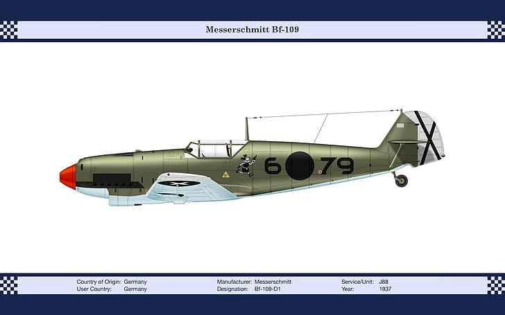 messerschmitt bf 109, Fondo de pantalla HD