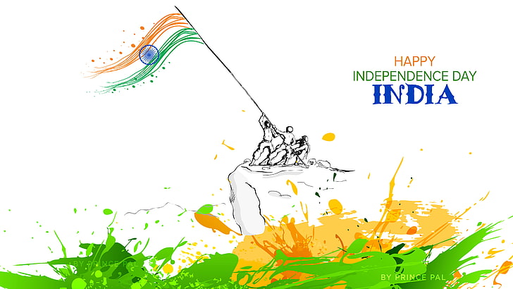15 أغسطس ، الهند ، 5 آلاف ، عيد الاستقلال، خلفية HD