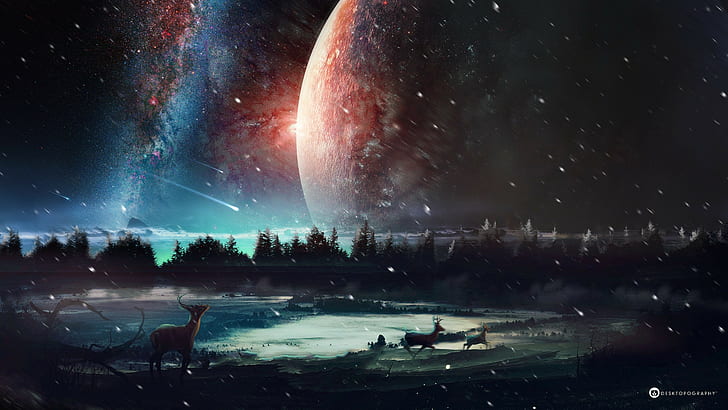 Universe Scenery, HD wallpaper