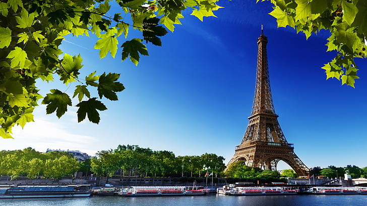 프랑스, 파리, 에펠 탑, 세계, 4k, HD 배경 화면