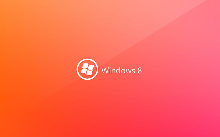 Orange Magenta glänzend Windows 8, Orange, Magenta, glänzend, Windows 8, Marke und Logo, HD-Hintergrundbild