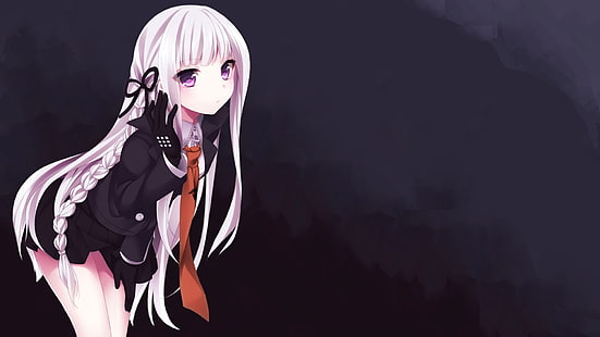 weibliche Anime Charakter digitale Tapete, Manga, Danganronpa, Kirigiri Kyouko, HD-Hintergrundbild HD wallpaper