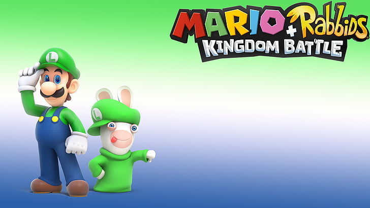 Video Game, Mario + Rabbids Kingdom Battle, Luigi, Raving Rabbids, HD wallpaper