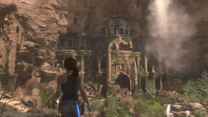 Rise of the Tomb Raider, screen shot, Lara Croft, video games, HD wallpaper