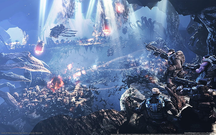 Gears of War, Videospiele, Gears of War 2, HD-Hintergrundbild