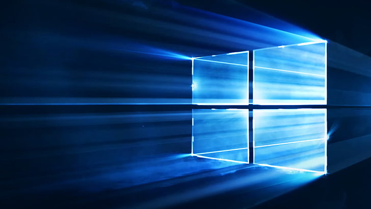 Sfondo del desktop Microsoft Windows 10 03, logo Windows, Sfondo HD
