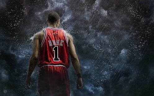 Basketball, Derrick Rose, Fond d'écran HD HD wallpaper