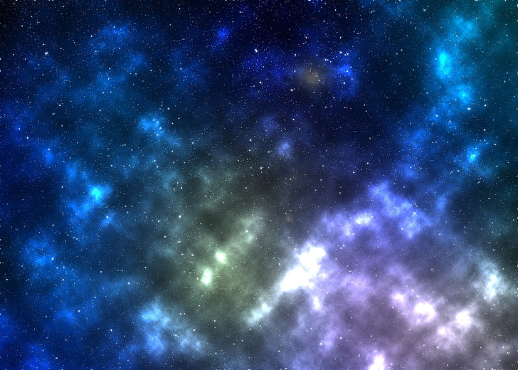 スペース、銀河、星、星間、星雲、ボイド、 HDデスクトップの壁紙