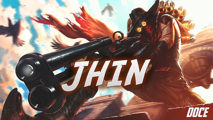 Jhin, League of Legends, HD papel de parede