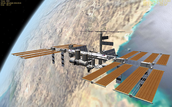 uzay, uzay istasyonu, kılmak, CGI, Uluslararası Uzay İstasyonu, HD masaüstü duvar kağıdı