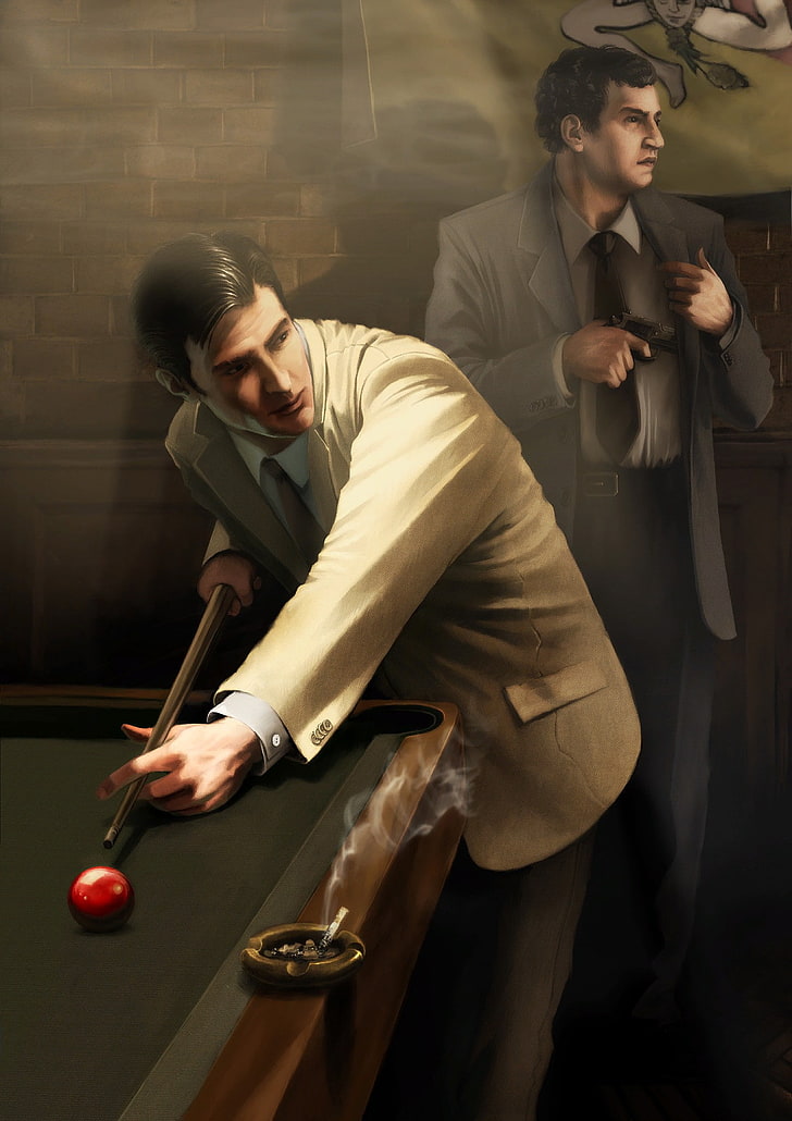 Mafia II, artwork, Mafia, video games, HD wallpaper