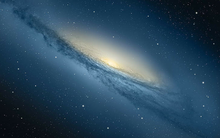 os x space spiral galaxy, HD wallpaper