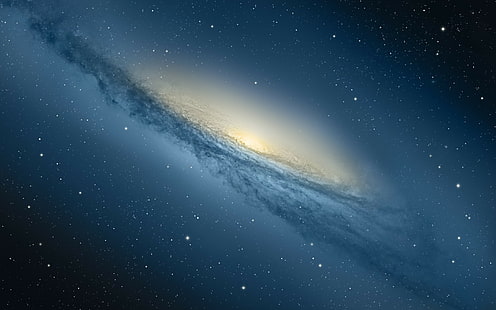 os x space spiral galaxy, HD wallpaper HD wallpaper