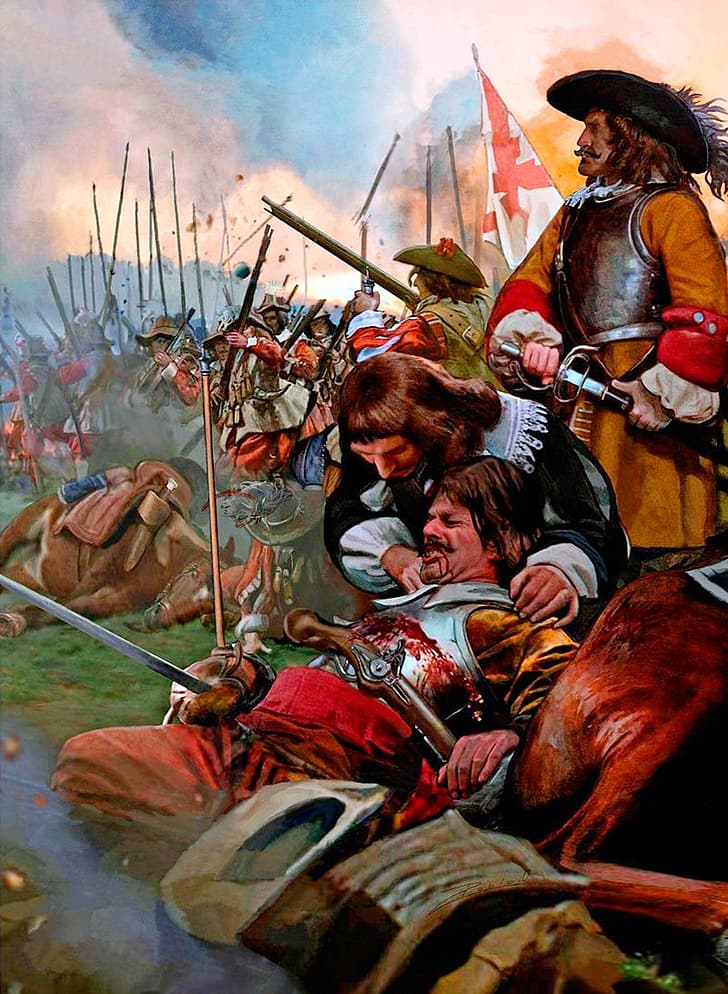 Pertempuran Flanders, Perang Tiga Puluh Tahun, Wallpaper HD, wallpaper seluler
