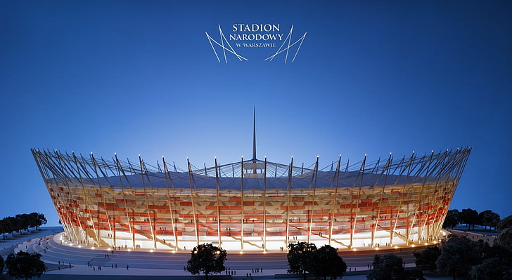 The National Stadium in Warsaw - UEFA Euro 2012, Stadion Narodowy, Sports, Football, National, Euro, uefa, Stadium, 2012, Warsaw, HD wallpaper