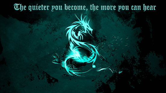 dragon, quote, Kali Linux NetHunter, HD wallpaper HD wallpaper